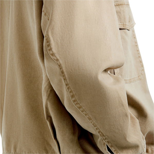 2026 Brixton Mens Trademark Lightweight Garage Jacket 03489 - Washed Khaki